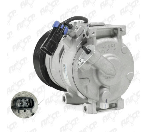Компрессор кондиционера Iskramotor IMC109520 для John Deere